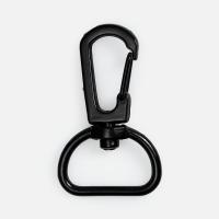 Застежка-карабин Snap Hook, M, черная от martvrn.ru
