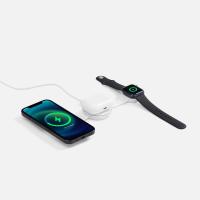 Складная станция беспроводной зарядки Fleximo, белая от martvrn.ru