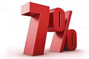 Скидка 7% при заказе на общую сумму от 70т.р.