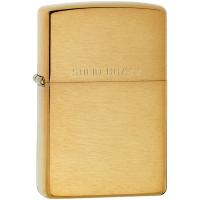 Зажигалка Zippo Classic Brushed, золотистая от martvrn.ru