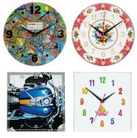 Часы стеклянные на заказ Time Wheel от martvrn.ru