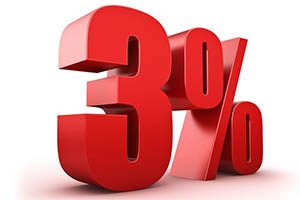 Скидка 3% при заказе на общую сумму от 30т.р.