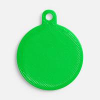 Подвеска Round, 3D-печать, салатовая от martvrn.ru
