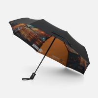 Зонт складной Monsoon с полной запечаткой купола изнутри на заказ от martvrn.ru