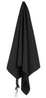 Спортивное полотенце Atoll Medium, черное от martvrn.ru