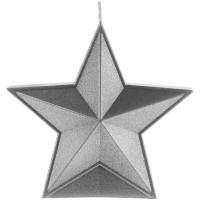 Свеча High Five, серебристая от martvrn.ru
