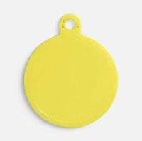 Подвеска Round, 3D-печать, желтая от martvrn.ru
