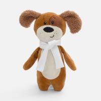 Мягкая игрушка Beastie Toys, собачка с белым шарфом от martvrn.ru