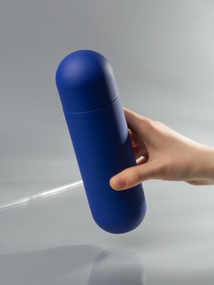 Термос Tubula Soft Touch, синий от martvrn.ru