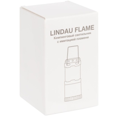 Кемпинговый фонарь с имитацией пламени Lindau Flame, черный от martvrn.ru