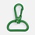 Застежка-карабин Snap Hook, L, зеленая от martvrn.ru