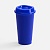 Стакан с крышкой Color Cap, ver.2, синий от martvrn.ru