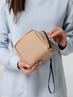 Косметичка Cubo, бежевая от martvrn.ru