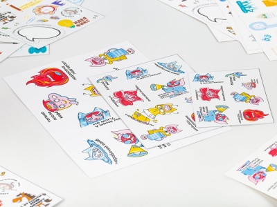 Наклейки UV-DTF Sticker Pack на заказ, S от martvrn.ru