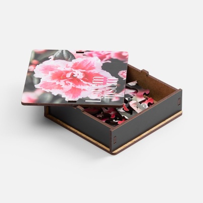 Деревянный пазл в шкатулке PuzzleBox на заказ от martvrn.ru