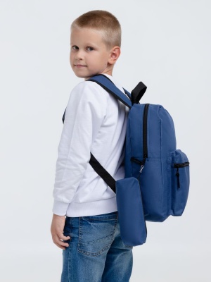Детский рюкзак Base Kids с пеналом, темно-синий от martvrn.ru