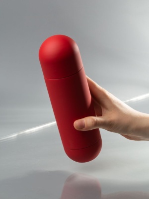 Термос Tubula Soft Touch, красный от martvrn.ru