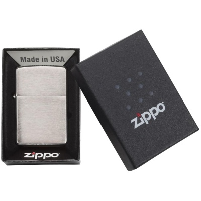 Зажигалка Zippo Classic Brushed, серебристая от martvrn.ru