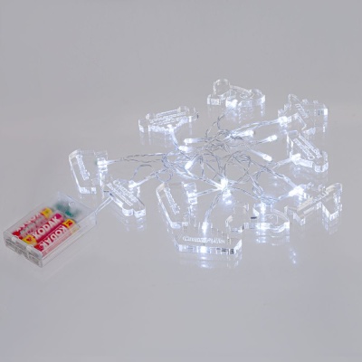 Гирлянда с индивидуальными фигурками AcryLED на заказ от martvrn.ru