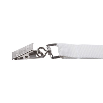 Лента для бейджа Neckband, белая от martvrn.ru