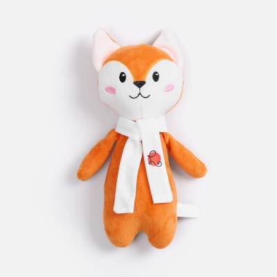 Мягкая игрушка Beastie Toys, лисенок с белым шарфом от martvrn.ru