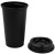 Стакан с крышкой Color Cap Black, черный от РПК МАРТ Воронеж Стакан с крышкой Color Cap Black, черный от martvrn.ru
