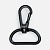 Застежка-карабин Snap Hook, L, черная от martvrn.ru