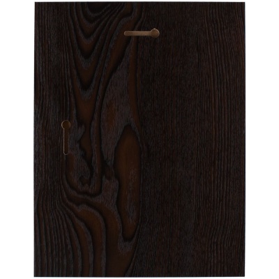 Плакетка Plaque, большая, венге с золотистой пластиной от martvrn.ru
