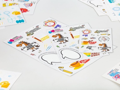 Наклейки UV-DTF Sticker Pack на заказ, S от martvrn.ru