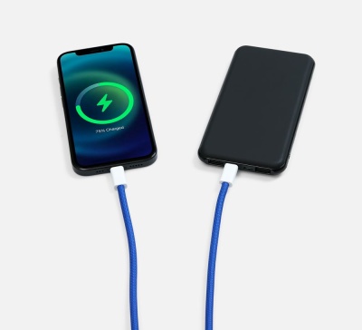 Кабель-ланьярд energyFlex Pro, синий от martvrn.ru