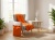Флисовый плед Warm&Peace, оранжевый от martvrn.ru