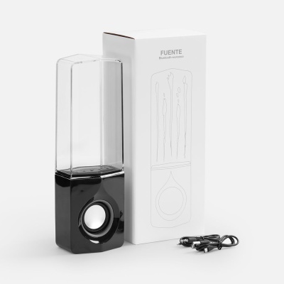 Bluetooth-колонка с поющим фонтаном Fuente, черная от martvrn.ru